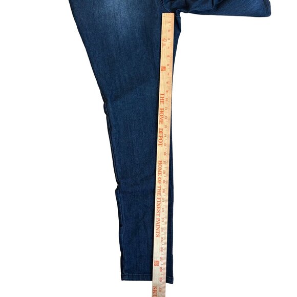 High-Waisted 3 Button Fly Torrid Stretch Denim Skinny Jeans Size 12 Button Zip - Picture 7 of 8
